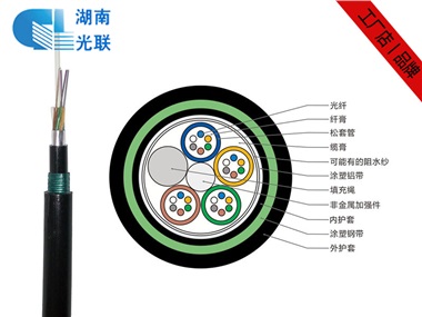 GYFTA53光缆，4-48芯GYFTA53非金属地埋光缆厂家供应